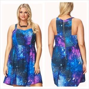 Forever21+ Celestial Skater dress